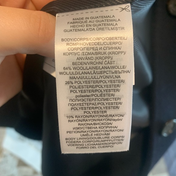 Ralph Lauren Wool Coat - Navy size 4 - Picture 10 of 15